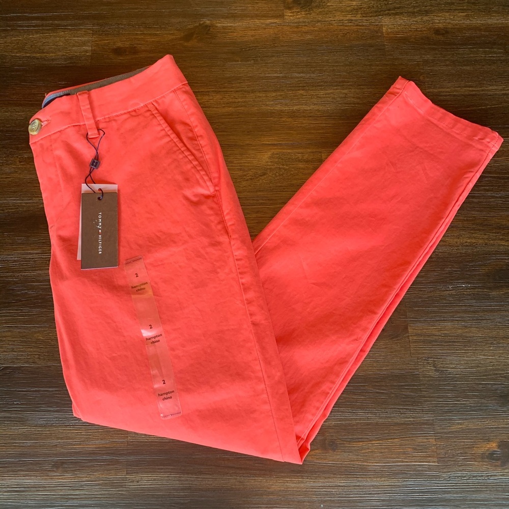 Tommy Hilfiger Hampton stretch slim chinos size 2